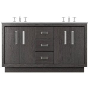 Vander 72″ Avalon Double Bath Vanity In Gray Weathered