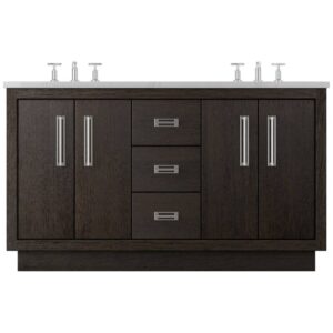 Vander 72″ Avalon Double Bath Vanity In Rich Brown