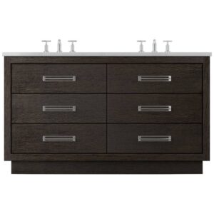 Vander 72″ Avalon Double Drawer Bath Vanity In Rich Brown