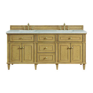 Lorelai 72" Double Vanity, Light Natural Oak