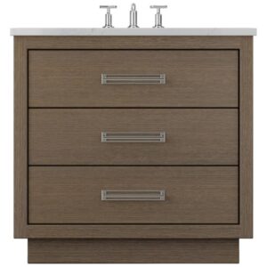 Vander 48″ Avalon Three-Drawer Single Bath Vanity In Smoked Modern