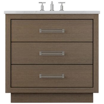 Vander 48" Avalon Three-Drawer Single Bath Vanity In Smoked Modern