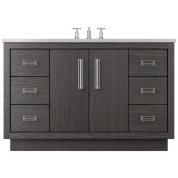 Vander 60" Avalon Single Extra Wide Bath Vanity In Gray Weathered