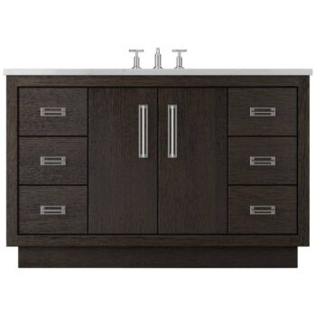 Vander 60" Avalon Single Extra Wide Bath Vanity In Rich Brown