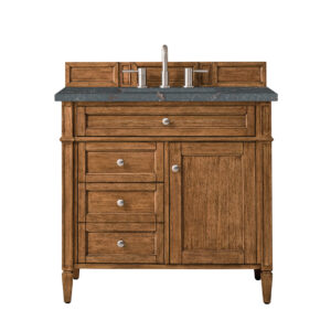 Brittany 36" Single Vanity, Saddle Brown
