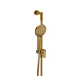 Riobel Handshower Set With 37" Slide Bar and 5-Function Handshower In Brushed Gold