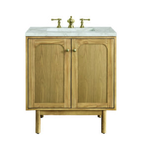 Laurent 30" Single Vanity, Light Natural Oak