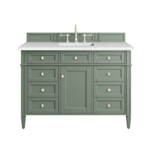 Brittany 48″ Single Vanity, Smokey Celadon