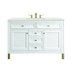 Chicago 48" Single Vanity, Glossy White