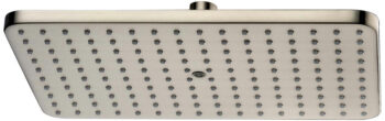 Dawn® Single Function Rectangle Rain Showerhead, Brushed Nickel - Image 3