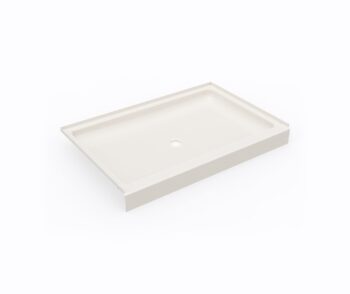 Swan 32 x 48 Swanstone Alcove Shower Pan with Center Drain in Bisque