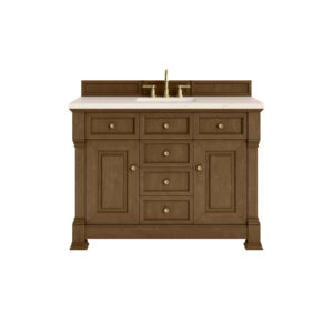 Brookfield 48" Single Vanity, Honey Oak