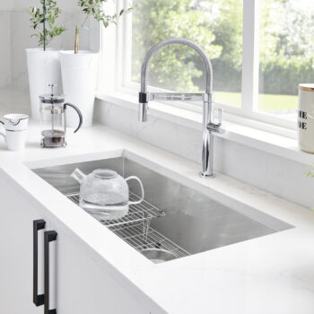 Blanco Quatrus R0 32" Single Bowl Undermount Stainless Steel Kitchen Sink - Image 3