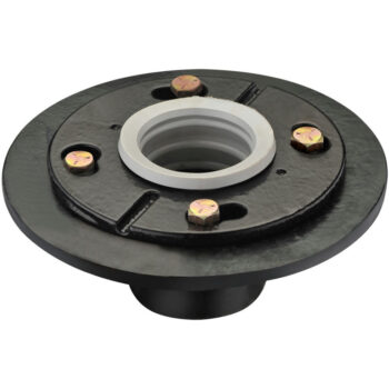 Dawn® Cast iron shower drain base: 6-5/8''x3'' (overall)