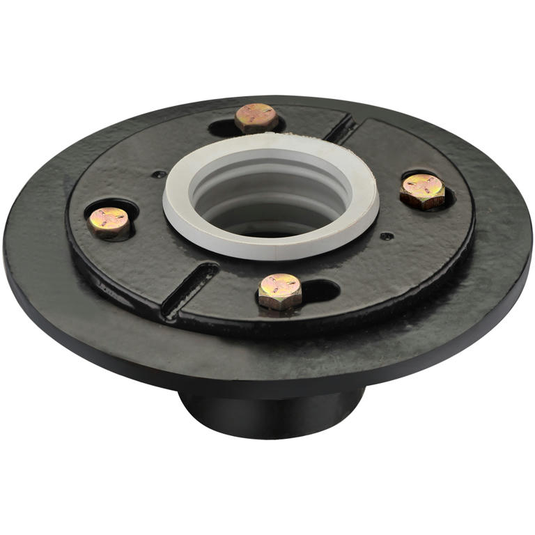 Dawn® Cast iron shower drain base: 6-5/8''x3'' (overall)