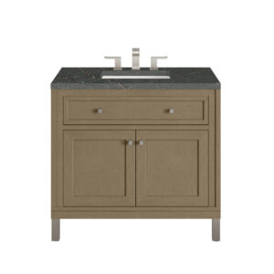 Chicago 36" Single Vanity, Walnut Whisper
