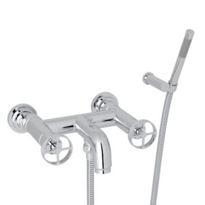 ROHL Campo™ Exposed Wall Mount Tub Filler In Polished Chrome