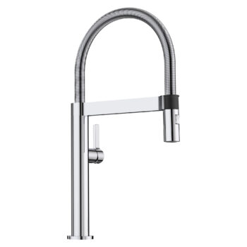 Blanco Blancoculina Mini Semi-Pro Pull-Down Dual-Spray Kitchen Faucet 1.8 GPM - Chrome