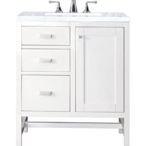 Addison 30" Single Vanity, Glossy White