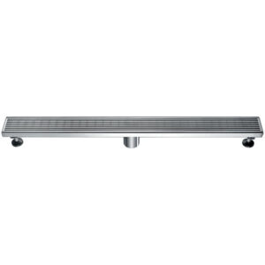 Dawn® Wheaton River Series – Linear Shower Drain 32″L In Polished satin