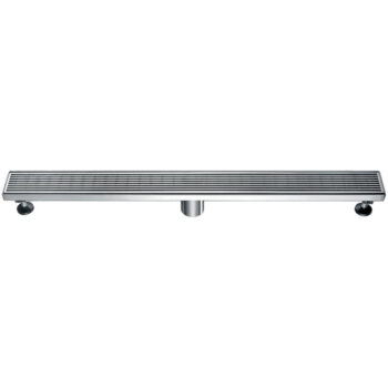 Dawn® Wheaton River Series - Linear Shower Drain 32"L In Polished satin