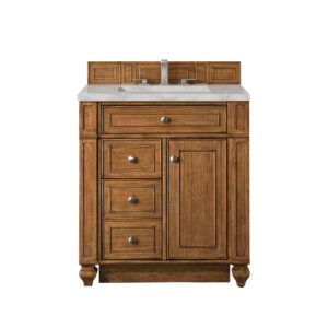 Bristol 30" Single Vanity, Saddle Brown