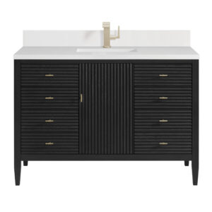 Myrrin 48" Single Vanity, Carbon Oak