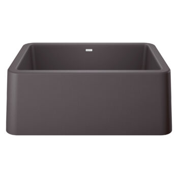 Blanco Ikon SILGRANIT 27" Single Bowl Apron-Front Farmhouse Sink - Cinder