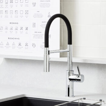 Blanco Catris Flexo Semi-Pro Pull-Down Dual-Spray Kitchen Faucet 1.5 GPM - Chrome - Image 2