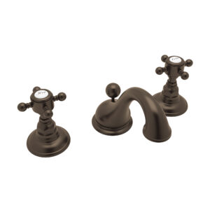 ROHL Acqui® Widespread Lavatory Faucet With Low Spout In Tuscan Brass