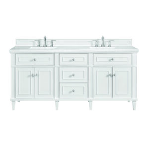 Lorelai 72" Double Vanity, Bright White