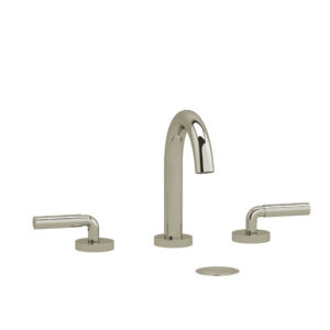 Riobel Riu™ Widespread Lavatory Faucet With C-Spout In Polished Nickel