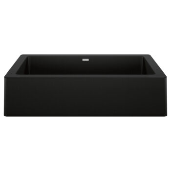 Blanco Vintera SILGRANIT 30" Single Bowl Apron-Front Farmhouse Sink - Coal Black