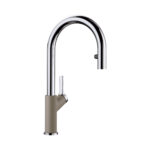 Blanco Urbena Pull-Down Dual-Spray Kitchen Faucet 1.5 GPM - Chrome/Truffle