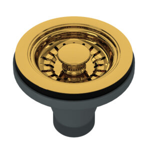 ROHL Basket Strainer In Unlacquered Brass