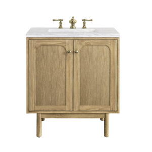 Laurent 30" Single Vanity, Light Natural Oak