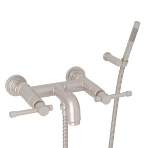 ROHL Campo™ Exposed Wall Mount Tub Filler In Satin Nickel
