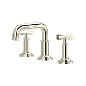 ROHL San Giovanni™ Widespread Lavatory Faucet With U-Spout In Polished Nickel