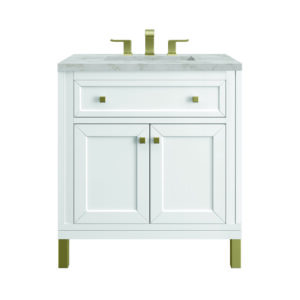 Chicago 30" Single Vanity, Glossy White