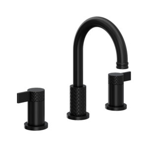 ROHL Tenerife™ Widespread Lavatory Faucet With C-Spout In Matte Black