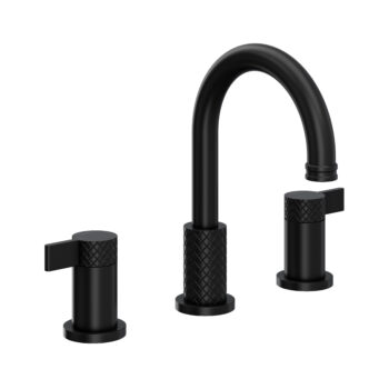 ROHL Tenerife™ Widespread Lavatory Faucet With C-Spout In Matte Black