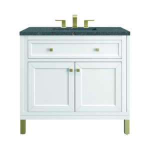 Chicago 36" Single Vanity, Glossy White