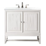 Athens 36" Single Vanity, Glossy White