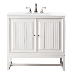 Athens 36″ Single Vanity, Glossy White