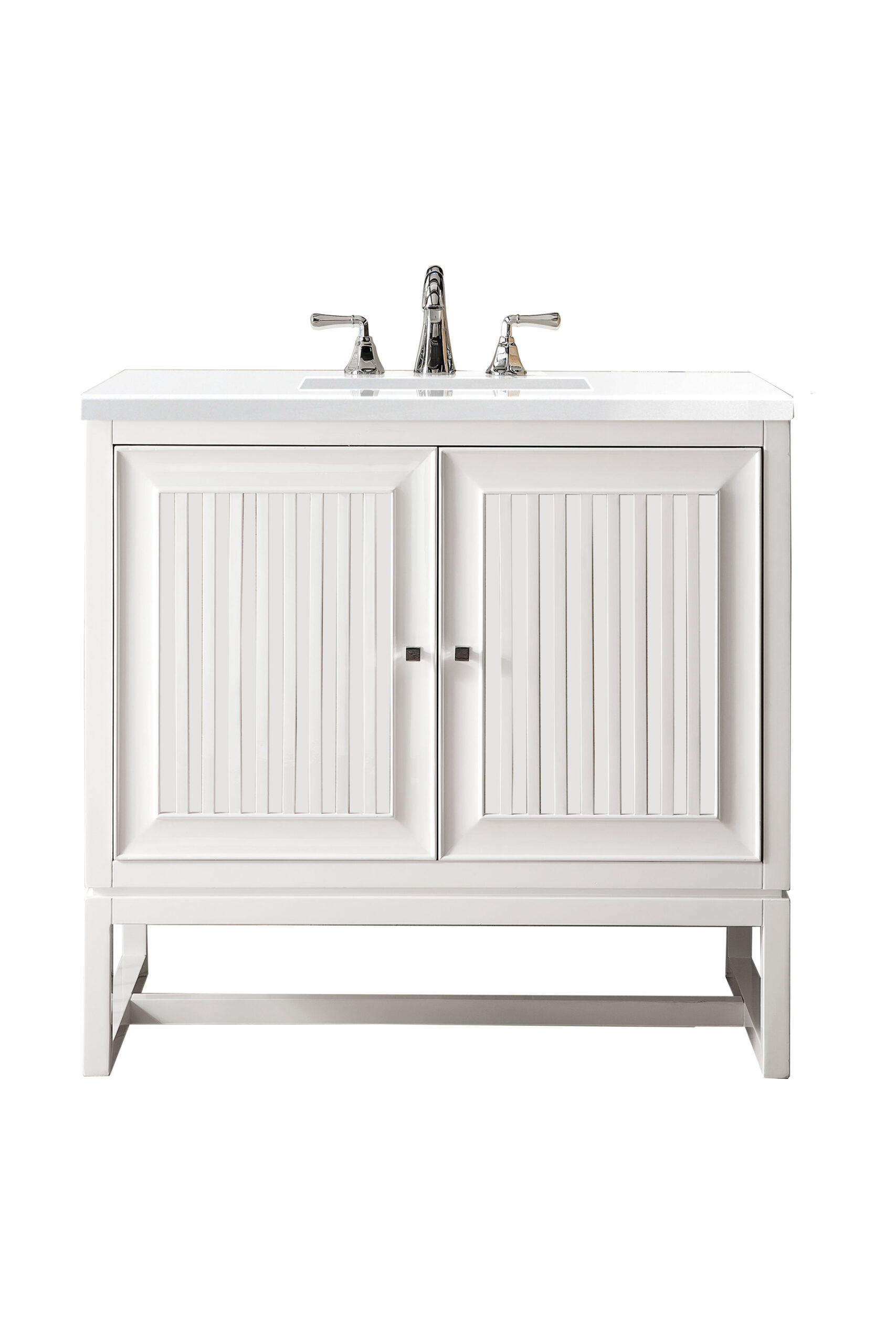 Athens 36" Single Vanity, Glossy White