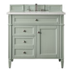 Brittany 36" Single Vanity, Sage Green