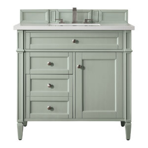 Brittany 36″ Single Vanity, Sage Green