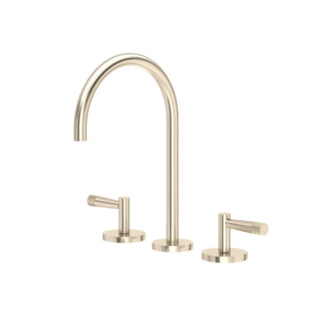 ROHL Amahle™ Widespread Lavatory Faucet With C-Spout In Satin Nickel