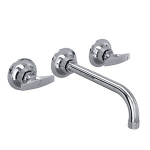 ROHL Graceline® Wall Mount Lavatory Faucet Trim In Polished Chrome