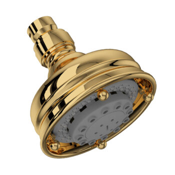 ROHL 4" 3-Function Showerhead In Italian Brass